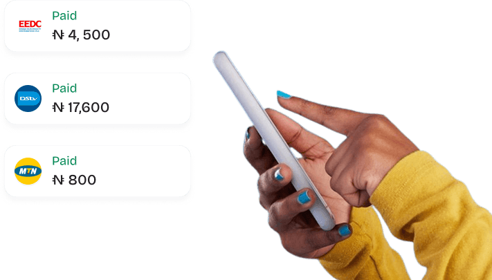 Settle bills in seconds, anytime